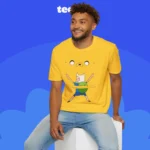 Finn The Human Hug Boobs Funny Shirt Men