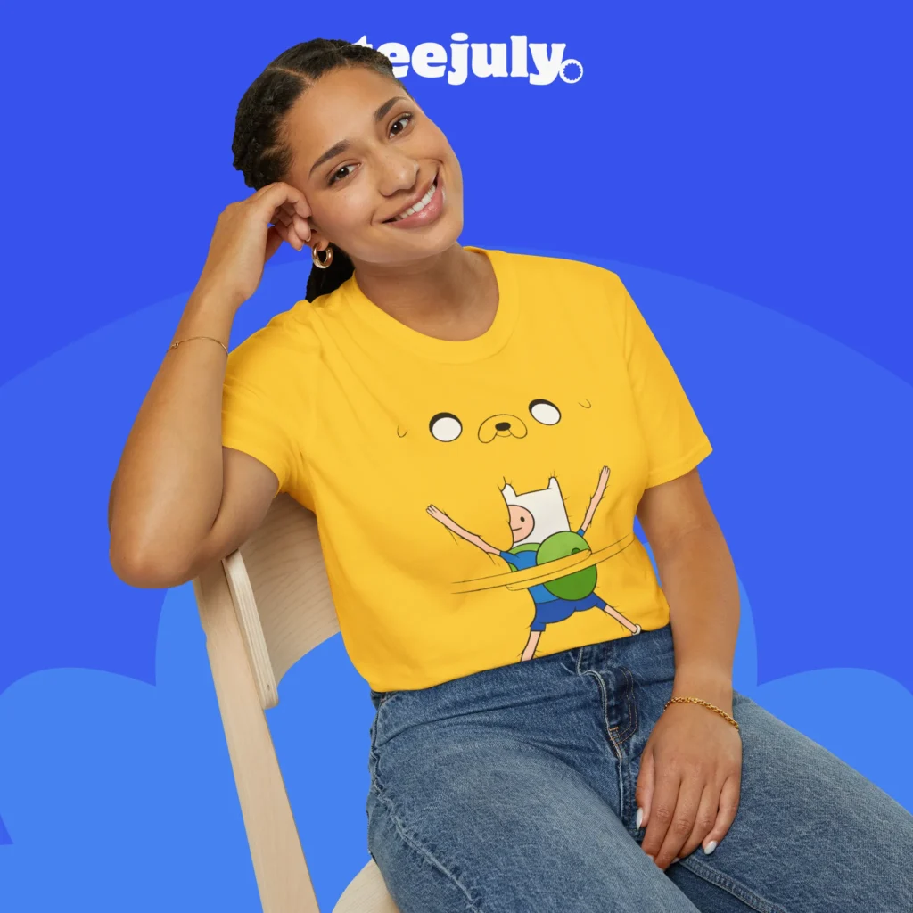 Finn The Human Hug Boobs Funny Shirt Women