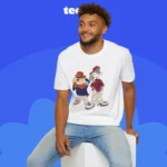 Bugs Bunny and Taz Gangstas Cartoons Shirt Men