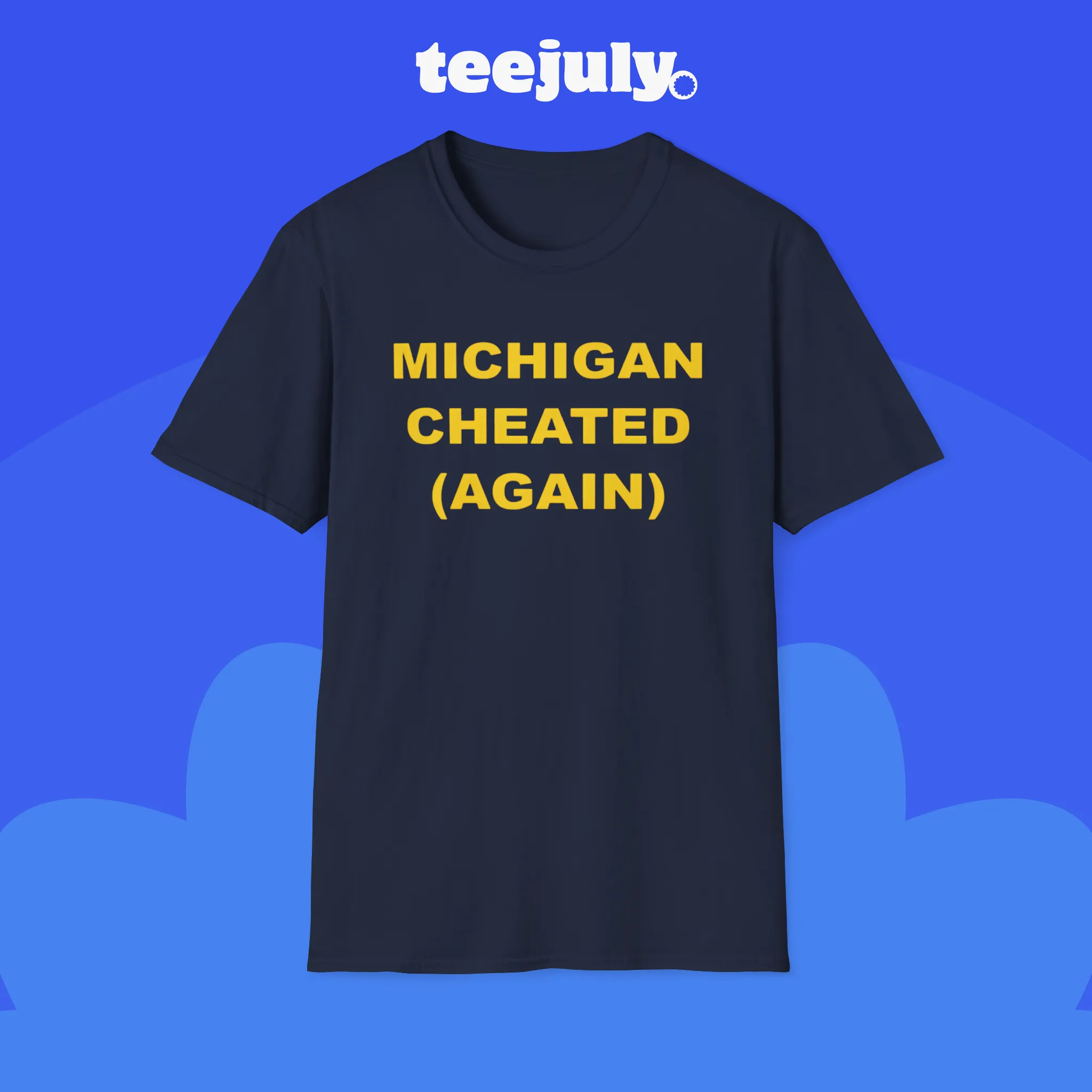 michigan-cheated-again-shirt Michigan Cheated Again Shirt